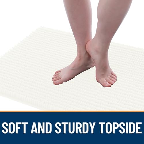 OLANLY Dog Door Mat for Muddy Paws 34x21, Extra Absorbent Chenille Mud Mat - Image 3