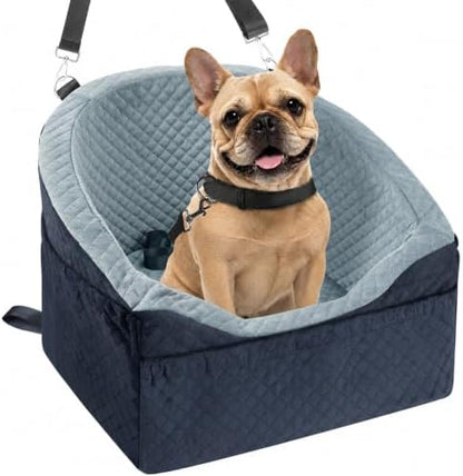 Vivifying Dog Car Seat for Small Dogs, Pet Booster Bed up to 25 lb by Vivifying