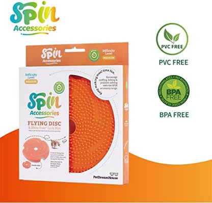 PetDreamHouse Spin Slow Dog Bowl Accessory, Double Sided Lick Mat Insert (Pack of 2) - Image 3