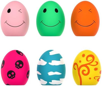 SCHITEC Squeaky Dog Toys, 6 Pack Soft Latex Balls for Puppies Small Dogs by SCHITEC