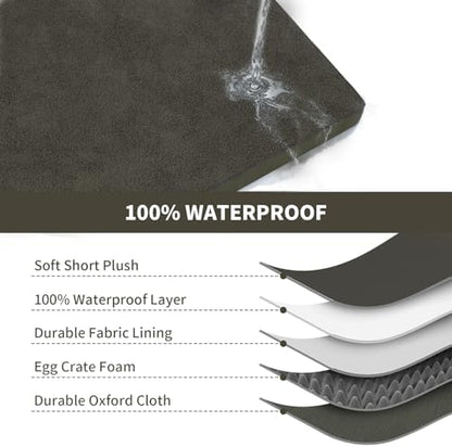 Large Waterproof Orthopedic Dog Bed with Egg Crate Foam - Image 6