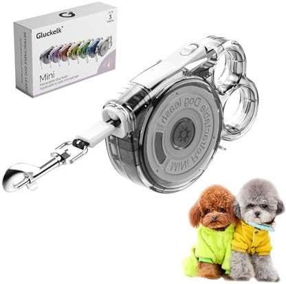 10 ft Retractable Dog Leash for Tiny & Small Dogs, Puppies, Cats by Allforthepets