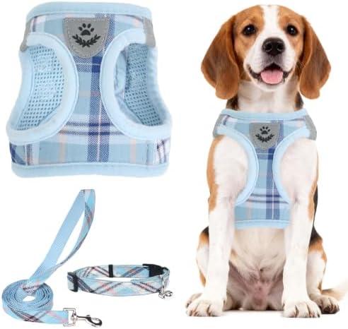 PUPTECK Dog Harness, Collar and Leash Set No Pull for Small Medium Sized by PUPTECK