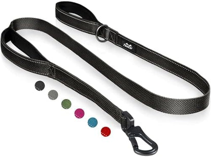 Twoear 4FT 1IN Heavy Duty Dog Leash for Large Dogs with 2 Padded Handles by TwoEar