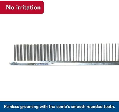 Coastal Pet Safari Dog Grooming Combs for Medium and Fine Coats - Undercoat Rake for Fine Coats - For Small, Medium or Large Dogs - 4 1/2" - Image 4