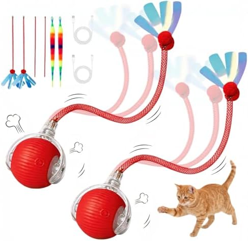 Interactive Cat Toy Ball, Automatic Cat Toys for Indoor Cats with 3 Modes by Unknown