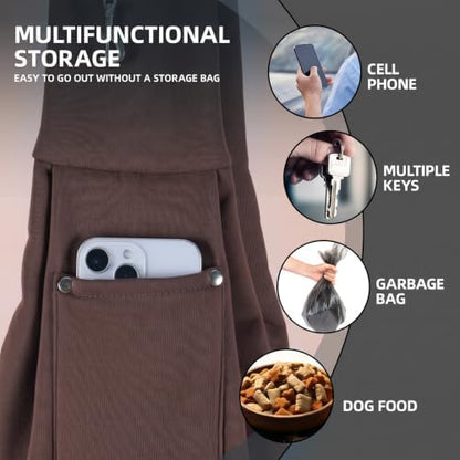 ARZQUT Dog and Cats Carrier Sling, Small Pet Carrier with Storage Pocket - Image 3