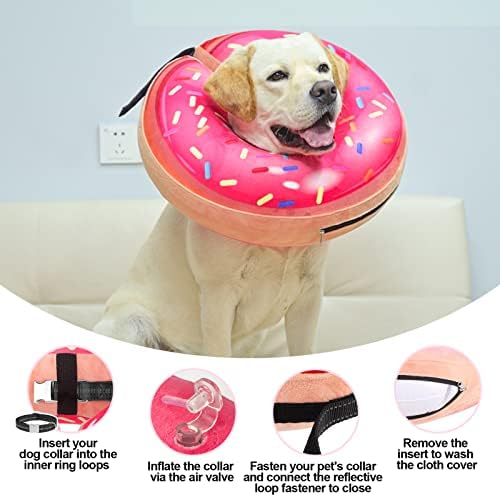 BEAUTYZOO Dog Cone Collar Alternative After Surgery,Pet Neck Donut E‑Collar - Image 6