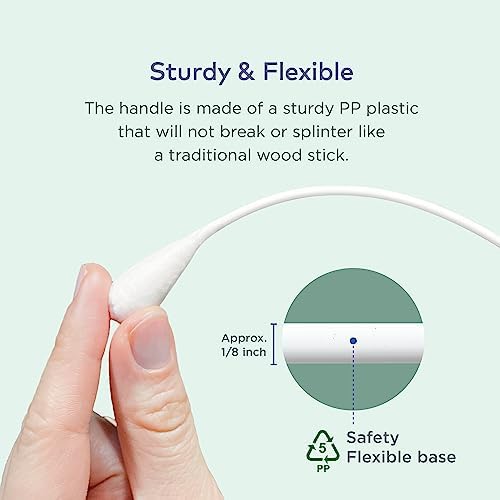 ARCA PET Cotton Swabs for Dogs and Cats - Cat & Dog Ear Cleaner Long Cotton Swab - Extra Large Cotton Head, Cat & Dog Ear Cleaning Kit for Puppies, Multipurpose Pet Cotton Swabs (Extra Large 100 Buds) - Image 4