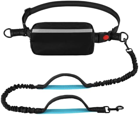 Hands-Free Bungee Dog Leash for Large Dogs, Waist Leash for Dog Walking by Unknown