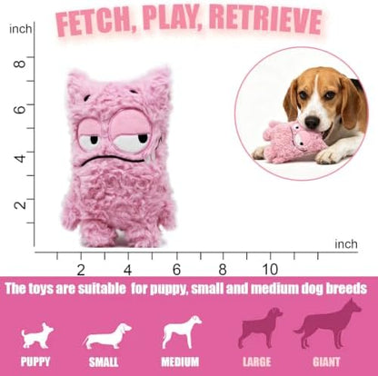 Monster Dog Valentine Toy for Puppy Gifts, Stuffed Dog Plush Toy - Image 6