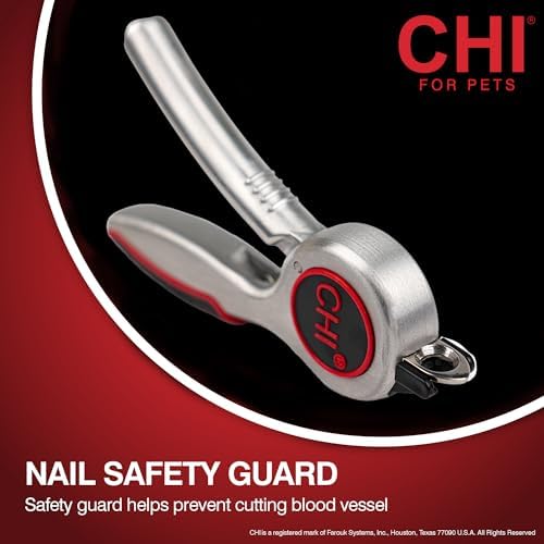 CHI for Dogs Guillotine Nail Trimmer with Soft Grip Handle, One Size - Image 3