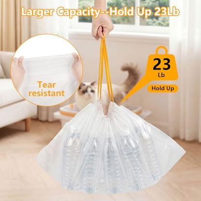 Litter Box Bags for PetPiv.o AutoScooper 11/12, 25.19x11.8in, 100 Count - Image 5