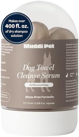 Dog Concentrated Waterless Shampoo & Conditioner, Rinse-Free, 8x10ml by Home