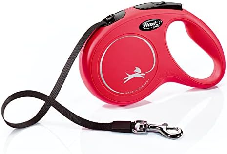 FLEXI® Classic Tape Retractable Dog Leash, Medium, 16 ft - Red by Flexi