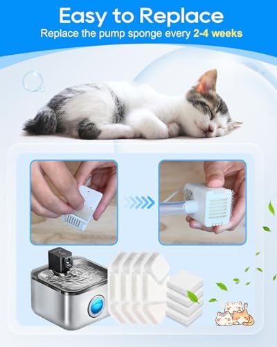 24PCS Cat Water Fountain Filters Compatible with Speedeer, Filter - Image 4