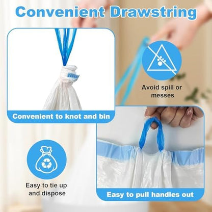 120 Count, PURAMAX 2, PURAMAX and PURAX Replaced Waste Bags-6 Rolls, 55x30cm, Portable Cat Litter Waste Receptacles Bags for Self-Cleaning Cat Litter Box - Image 5
