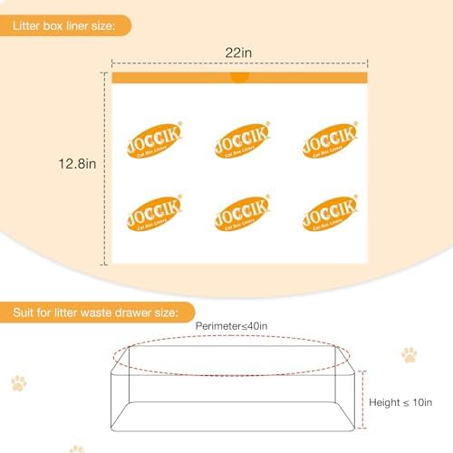 Cat Litter Bags for Automatic Litter Box Liners Compatible with MeoW SC01/C02/LR01, Waste Bags for X & MAX, 22" x 12.8" 100 Count - Image 6