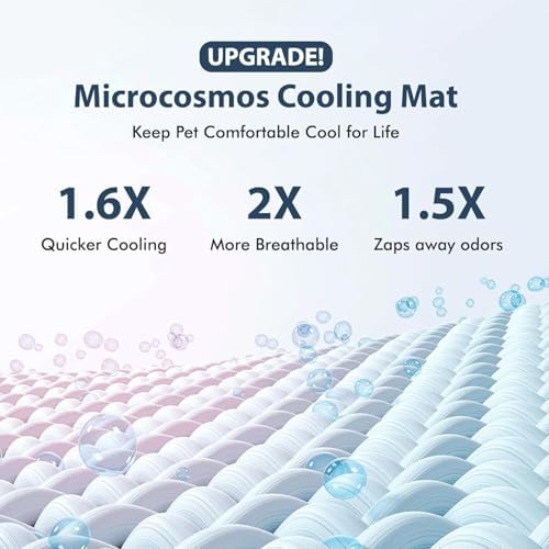 MICROCOSMOS Summer Cooling Mat & Sleeping Pad- Water Absorption Top, Materials Safe, Easy Carry, EZ Clean. Keep Cooling for Pets, Kids and Adults.(Brown, 24" x18") - Image 3