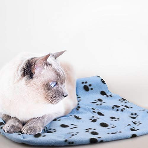 Comsmart Dog Blankets, 6 Pack Fleece Pet Blankets, 24x28 Inches, Blue - Image 6