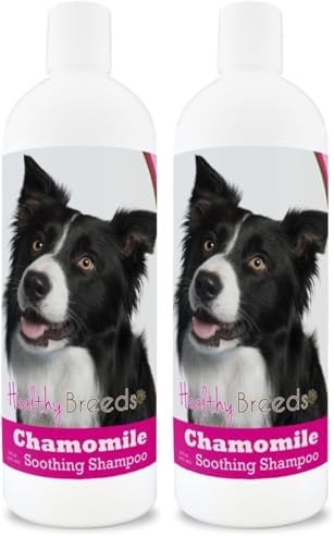 Healthy Breeds Border Collie Chamomile Soothing Dog Shampoo 8 oz (Pack of 2) by HealthyBreeds