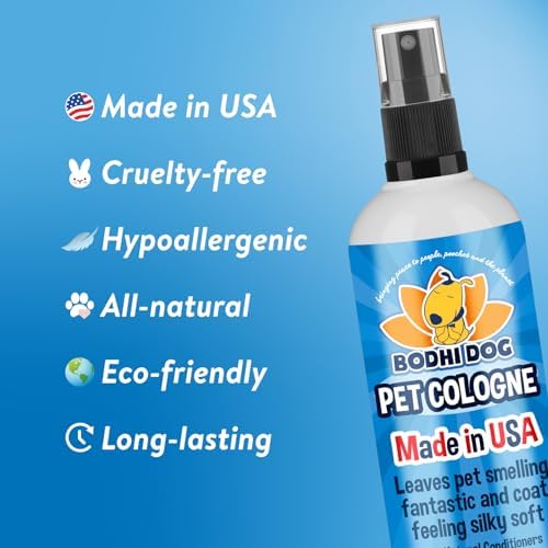 Bodhi Dog Premium Dog Cologne - Deodorizing Dog Perfume & Conditioner for Dogs & Cats - Natural Long Lasting Spray - Keeps Pets Fresh All Day - Gentle & Safe Formula, Made in USA (Blueberry 8 Fl Oz) - Image 2