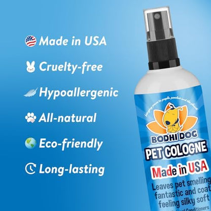 Bodhi Dog Premium Dog Cologne - Deodorizing Dog Perfume & Conditioner for Dogs & Cats - Natural Long Lasting Spray - Keeps Pets Fresh All Day - Gentle & Safe Formula, Made in USA (Blueberry 8 Fl Oz) - Image 2