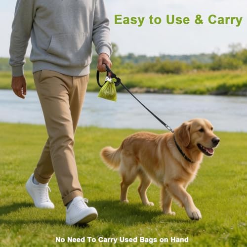 1PC Dog Poop Bag Holder, Waste Bag Holder, Dog Poop Bag Carrier, Hand Free Holder - Image 2