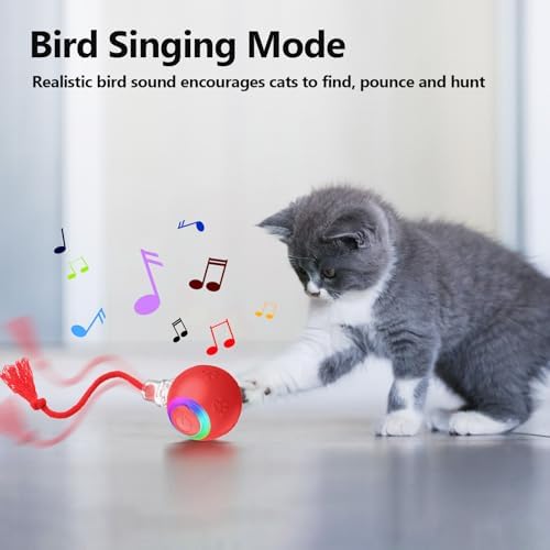 Smart Cat Ball Toy, Interactive & Rechargeable for Daily Play - Image 2
