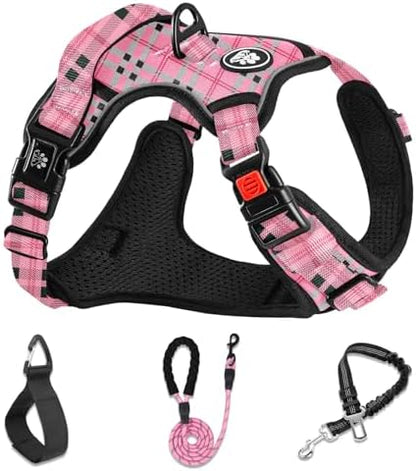 NESTROAD Dog Harness for Medium Sized Dog,No Pull Dog Vest Harness Set by NESTROAD