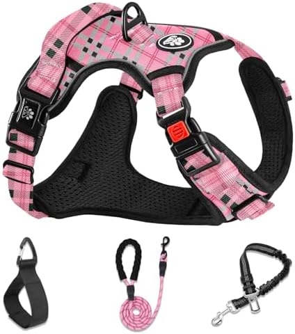 NESTROAD Dog Harness for Medium Sized Dog,No Pull Dog Vest Harness Set by NESTROAD