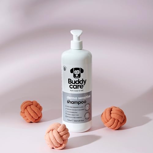 Derma Sensitive Dog Shampoo by Buddycare | with Aloe Vera and Pro Vitamin B5 (33.8oz) - Image 3