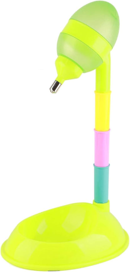 Pet Standing Water Dispenser, 650ml Capacity Dog Water Dispenser Cat Dog Standing Bowl Adjustable Height Pet Feeder for Home