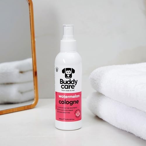 Buddycare Dog Cologne - Watermelon - 200ml - Delicate and Powdery Scented Dog Cologne - Refreshes Between Dog Washes - Image 2