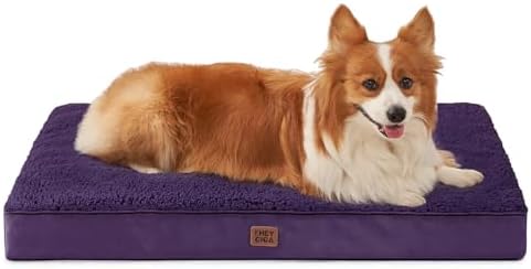 EHEYCIGA Orthopedic Dog Bed Large with Removable Washable Cover, 35x23 by EHEYCIGA