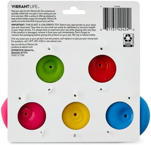 5pk Emoticon Latex Dog Toy, Provides A Comforting Squeak That Dogs Will Enjoy, Made of Natural Latex, It Squeaks When Squeezed!
