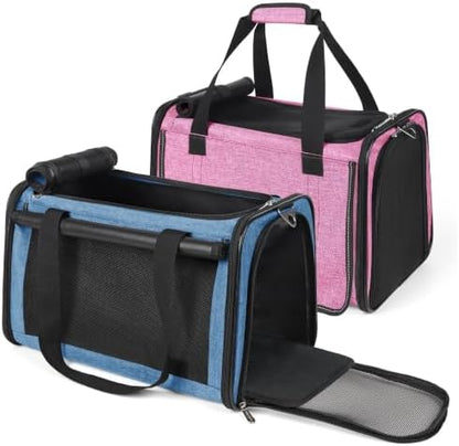 YUDODO 2 Packs 25 lbs Soft Sided Pet Carrier for Large Cat & Small Dog by YUDODO