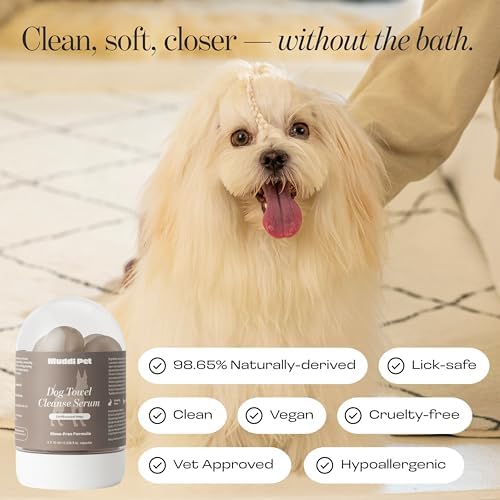 Dog Concentrated Waterless Shampoo & Conditioner, Rinse-Free, 8x10ml - Image 4