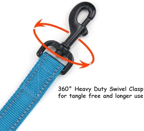 Wagtime Club Heavy Duty Double Handle Dog Leash for Large Medium Small Dogs - Image 3