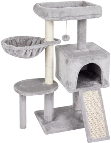 Cute Cat Tree Kitten Cat Tower Condo Furniture Scratching Posts Hammock G by FISHNAPthemeaningisthatcatliketoeatfishandhaveanaphopeyourbabylikeit
