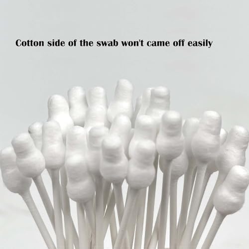 110 Pcs Dog Ear Cleaner Cotton Buds for Dogs Cat Ear Cleaner Tool Gourd Shaped Swabs Cotton Sticks for Pet's Ear - Image 3