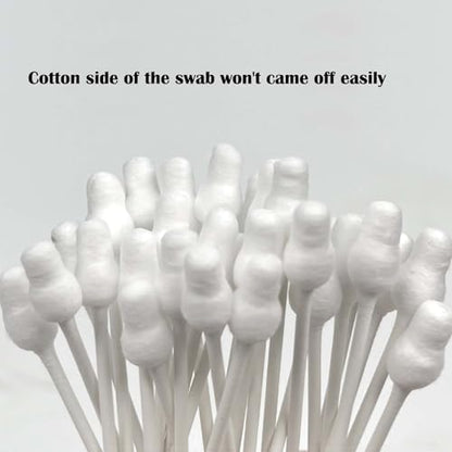 110 Pcs Dog Ear Cleaner Cotton Buds for Dogs Cat Ear Cleaner Tool Gourd Shaped Swabs Cotton Sticks for Pet's Ear - Image 3
