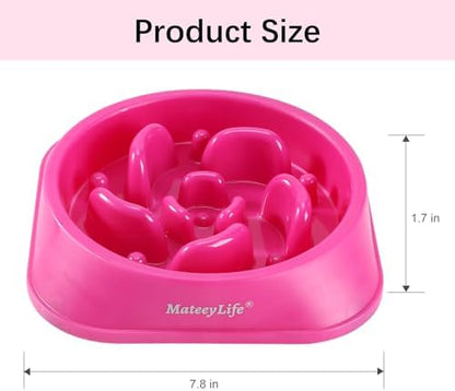 MateeyLife 1-Pack Slow Feeder Dog Bowls, 2 Cups, Dog Puzzle Feeder Bowl - Image 3