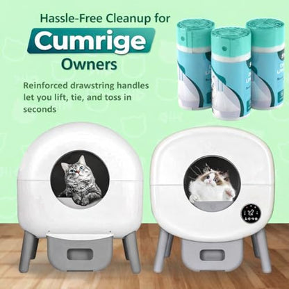 Extra Thick Replacement Litter Box Liners for Cumrige & Fumoi Box, 60 Bags - Image 7