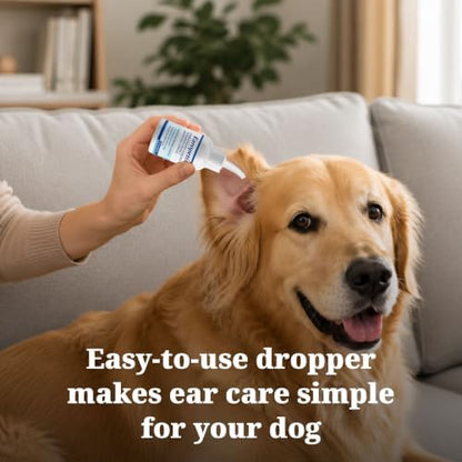 Yeast Infection Treatment for Dogs, Otitis Externa Ear Drops for Dogs, Supports Yeast Ear Infection Care & Ear Wellness, Supports Ear Comfort, Itching, Redness & Discomfort, 1.01 fl oz (30 mL) - Image 6