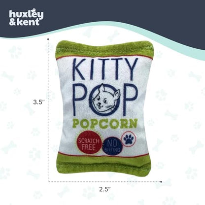 Huxley & Kent Plush Cat Toy - Interactive Catnip Toy for Cats & Kittens - Soft with Crinkle & Catnip - Fun Indoor Play - Kitty Pop - Image 5