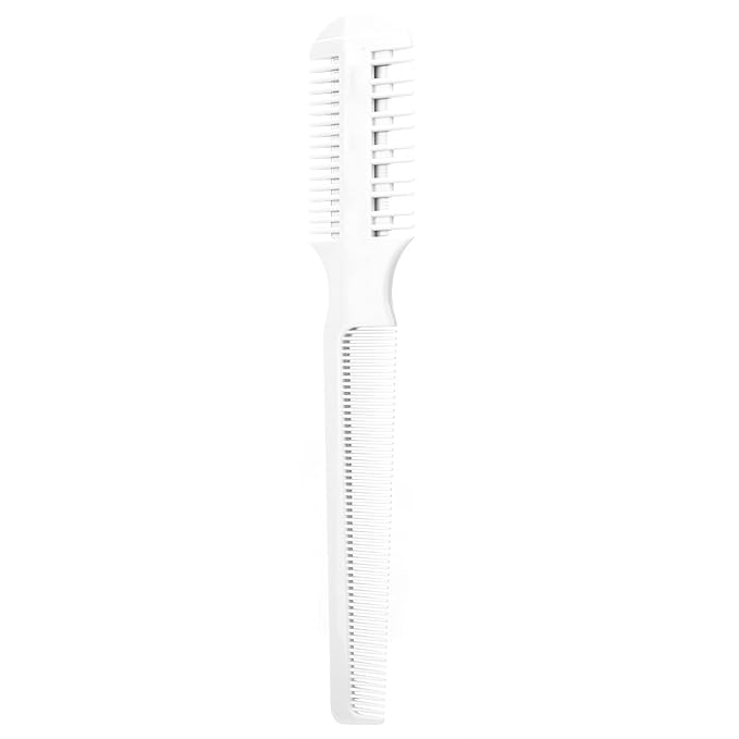 2 in 1 Pet Hair Thinning Comb, Pet Razor Combs with 5 Blades, Hair Cutter Comb Suitable for Removing Tangles, Knots and Loose Hair