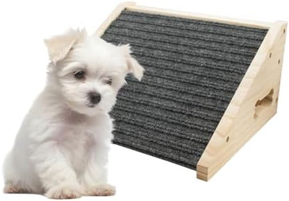 Dog Ramp for Stairs, Wooden Low-Angled Pet Ramps (1 Pack) by Hiyoo