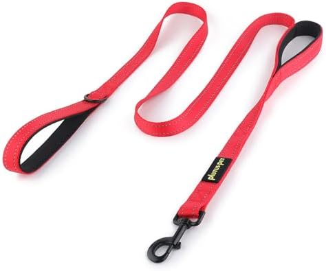 Plutus Pet Double Handle Dog Leash, 6 FT Long, for Medium Large Dogs by PLUTUSPET