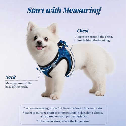 No Pull Dog Puppy Harness and Leash Set Reflective Mesh Vest X-Small - Image 2